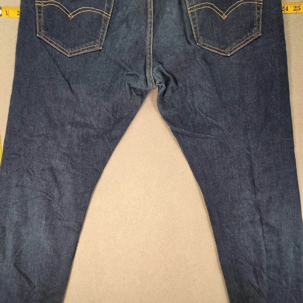 Levis 502 Jeans Mens‎ Selvedge Blue Med Wash Regular Fits 36x29